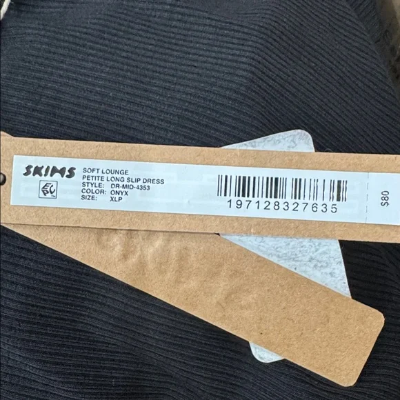 SKIMS SOFT LOUNGE PETITE LONG SLIP DRESS - Picture 7 of 12